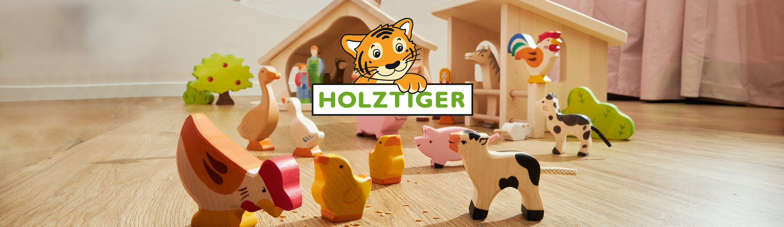 Holztiger Holzspielzeug