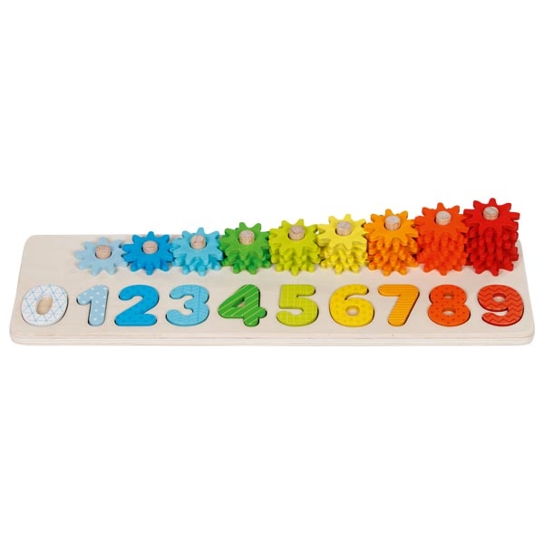 Learn to count with cogwheels