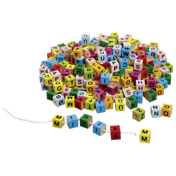 Letter cubes